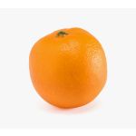 Arancia di plastica CLARELIA, arancione, 8 cm