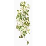 Pianta artificiale pendente Scindapsus NAVIRT su bastoncino, verde-bianco, 90cm