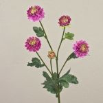 Crisantemo artificiale RYON, viola, 70cm, Ø3-5cm