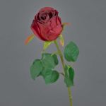 Fiore artificiale rosa KLONI, rosso, 50 cm