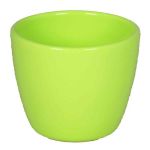 Piccolo vaso in ceramica per piante TEHERAN BASAR, verde mela, 6cm, Ø7,5cm