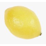 Limone di plastica BAIBA, giallo, 7,5cm