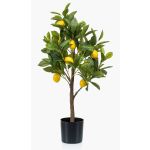 Limone finto ALLANDE con frutti, 70cm