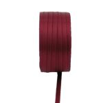 Nastro doppio in raso Vipke, rosso bordeaux, 50 m, 6 mm