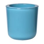 Supporto di vetro per lumini NICK, blu turchese, 7,5cm, Ø7,5cm