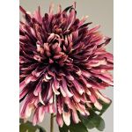 Crisantemo artificiale HIKJON, rosa scuro, 75 cm, Ø 18 cm
