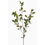 Ramo decorativo Rusco LOVRIS con fiori, verde-giallo, 90cm