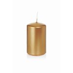 Candela natalizia ROSELLA, oro, 8 cm, Ø 4,8 cm, 18 h - Made in Germany
