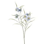Ramo decorativo Aquilegia WHONRY, azzurro, 85 cm