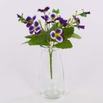 Fiore artificiale decorativo Pansy BAHNY su bastoncino, viola-lilla, 22 cm
