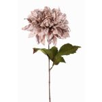 Dahlia di velluto MINBU, lilla chiaro, 60cm, Ø17cm