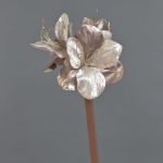 Amaryllis di velluto KIRSTY, beige-rosa, 70cm, Ø9cm