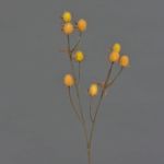 Cardo di plastica LOUKAS, giallo-arancione, 45cm, Ø1,5cm