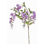 Ramo artificiale di wisteria SOULA con fiori, viola, 80cm, Ø7-8cm