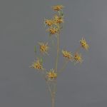 Ramo artificiale di amamelide XYLA, fiori, arancione-giallo, 70cm, Ø5cm
