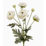 Ranuncolo artificiale HIBBA, crema, 65cm