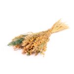 Bouquet secco DILIANE, verde petrolio, 50 cm, Ø15 cm