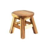 Sgabello per fiori NANNATI in legno, naturale, 25 cm, Ø 26 cm