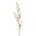 Fiore artificiale Montbretia KATHERYN, arancione-rosso, 90 cm