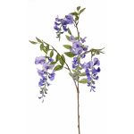 Ramo artificiale di wisteria SOULA con fiori, blu, 80cm