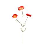 Ramo decorativo con fiori di margherita BRALTO, arancione, 80 cm