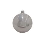 Pallina per l'albero di Natale TEODORA, 6 pezzi, argento brillante, Ø7cm