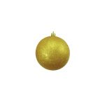 Pallina per l'albero di Natale ABELIA, 4 pezzi, glitter, oro, Ø10cm