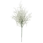 Pianta finta di santolina ATING su stelo, grigio-bianco, 22 cm