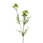 Ramo di fiori artificiali di achillea YISUAN, verde chiaro, 50 cm