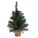 Albero di Natale artificiale APIKALIA in sacco di iuta, 40cm