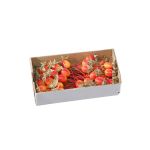 Rosa canina decorativa ZENNY, 36 pezzi, rosso-arancio, 2cm