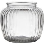 Vetro con strisce verticali NOLAN, trasparente, 13cm, Ø15cm