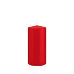 Candela per lanterna MAEVA, a colonna, rossa, 15cm, Ø7cm, 63h - Made in Germany