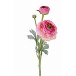 Ranuncolo artificiale YAKIRA, rosa, 40cm, Ø4-9cm