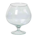Bicchiere decorativo da Cognac XXL BARRON con piede, trasparente, 18,5cm, Ø15,5cm