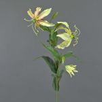 Corona di glorosia superba artificiale CELESTE, giallo, 75cm
