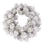 Corona di pino artificiale AUSTIN, innevato, bianco, Ø60cm