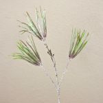Ramo di pino artificiale PEER, ghiacciato, grigio-verde, 50cm