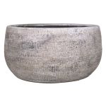 Ciotola decorativa in ceramica AGAPE con grano, bianco-marrone, 15cm, Ø33cm