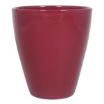 Vaso TEHERAN PALAST in ceramica, rosso vino, 17cm, Ø13,5cm