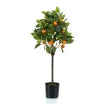 Arancio finto BIMENES con frutti, 75cm