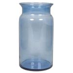 Vaso da tavolo in vetro HANNA OCEAN, trasparente-blu, 29cm, Ø16cm