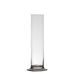 Portafiori decorativo ABIRAMY in vetro, base, trasparente, 15cm, Ø6cm