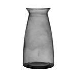 Vaso da tavolo TIBBY in vetro, grigio-trasparente, 23,5cm, Ø12,5cm