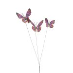 Farfalle artificiali TARANEH, bastone, arancione-viola, 60cm
