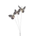 Farfalle artificiali TARANEH, bastone, grigio-rosso, 60cm