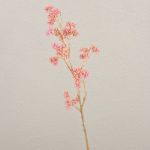 Ramo finto di callicarpa bodinieri BEYNAC, bacche, rosa, 45cm