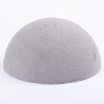 Mezza sfera di schiuma YERAY per fiori artificiali, grigio, 13 cm, Ø25 cm