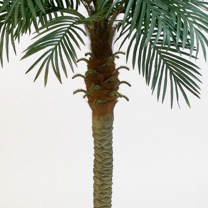 Arnusa Palma Artificiale KP102 180 Cm - Pianta Decorativa Realistica Con Vaso, 14 Foglie, Perfetta Per Interni Ed Esterni