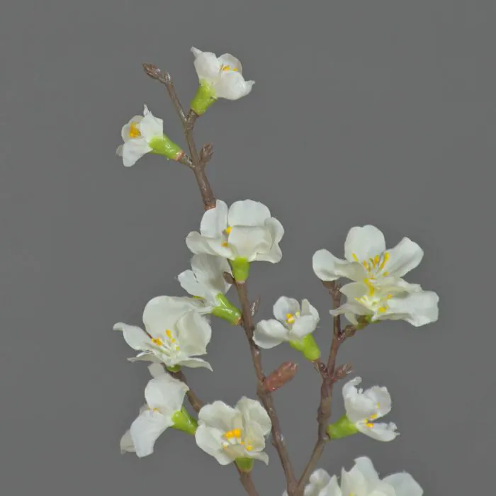 Ramo di ciliegio Giapponese Finto Rukia con Fiori, Rosa Chiaro, 90cm - Ciliegio Artificiale - Pianta Finta